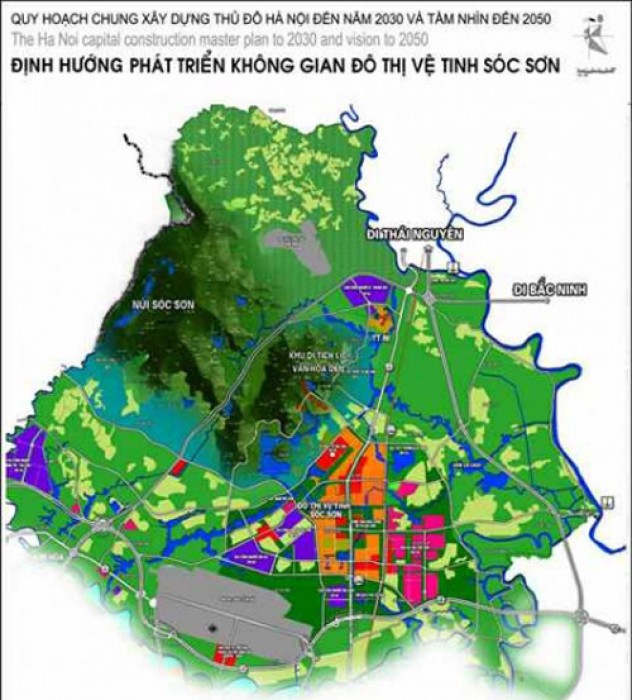 Bản đồ quy hoạch Sóc Sơn