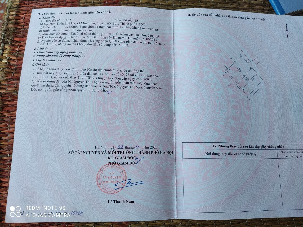 xã minh phú lô 323m2 xã minh phú lô 323m2
